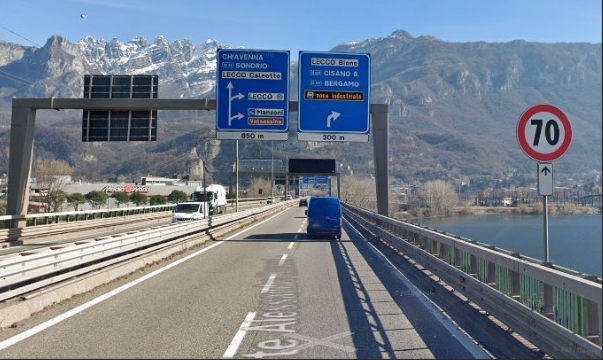 Cerimonia di apertura al traffico del Ponte Manzoni SS36 "del Lago di Como e dello Spluga"